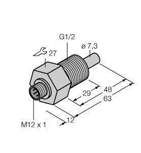 Turck Eintauchsensor FCS-GL1/2A4-NAEX0-H1141 6870470 1St.