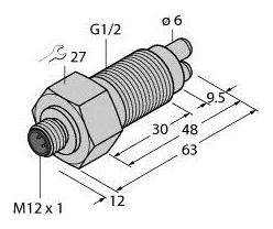 Turck Eintauchsensor FCS-GL1/2A4-NAEX-H1141/A 6870439 1St.