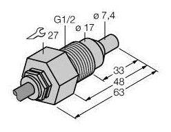 Turck Eintauchsensor FCS-GL1/2T-NAEX 6870459 1St.