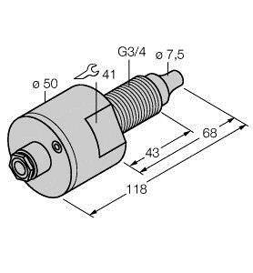 Turck Eintauchsensor FCS-GL3/4A4-NAEX0/D024 6870481 1St.