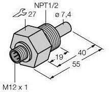 Turck Eintauchsensor FCS-N1/2A4-NAEX0-H1141 6870472 1St.