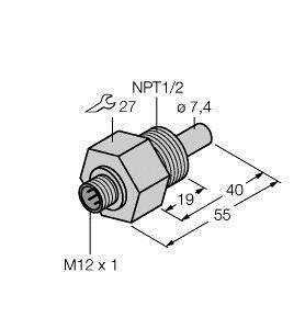 Turck Eintauchsensor FCS-N1/2A4-NAEX0-H1141 6870472 1St.