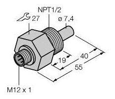 Turck Eintauchsensor FCS-N1/2A4-NA-H1141 6871303 1St.