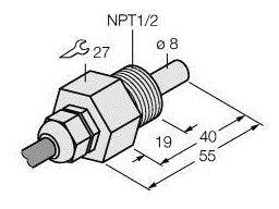 Turck Eintauchsensor FCS-N1/2T-NA 6871422 1St.