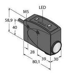 Turck Farbsensor 1 St. R58ECRGB2 Kabel (L x B x H) 80.10 x 30 x 58.90mm