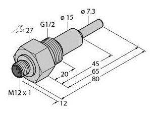 Turck Eintauchsensor FCS-G1/2A4-NAEX0-H1141/L065 6870375 1St.