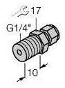 Turck CF-M-3-G1/4-A4 9910407 1St.