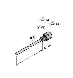 Turck THW-3-G1/8-A4-L050 9910413 1St.