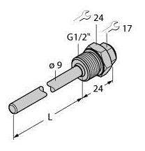Turck THW-6-G1/2-A4-L100 9910460 1St.