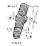 Turck Kapazitiver Sensor BC5-M18-AN4X-H1141/S250 2504025 bündig NPN, Schließer (Ø x L) 18mm x 83mm