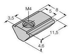 Turck Linearwegsensor MN-M4-Q25