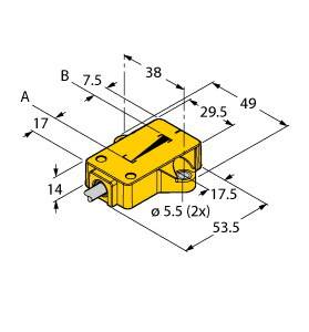 Turck Linearwegsensor LI25P1-QR14-LIU5X2