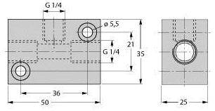 Turck FCI-1/4-1/4-1/4-A4 6873012 1St.