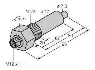 Turck Eintauchsensor FCS-N1/2A4-NA-H1141/L100 6871016 1St.