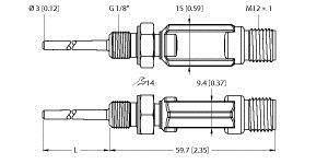 Turck 9910628 TTM-103A-G1/8-LIUPN-H1140-L013 Temperatursensor