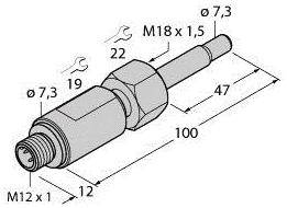 Turck Eintauchsensor FCST-A4-NA-H1141 6870266 1St.