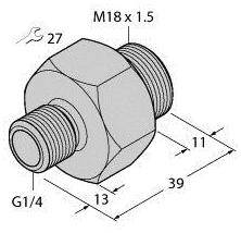 Turck FCA-FCST-G1/4-A4 6870290 1St.