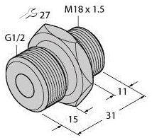 Turck FCA-FCST-G1/2-A4 6870291 1St.