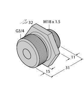 Turck FCA-FCST-G3/4-A4 6870294 1St.