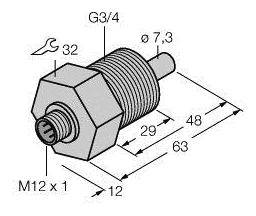 Turck Eintauchsensor FCS-GL3/4A4-NA-H1141 6870500 1St.
