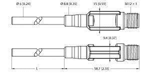 Turck 100001104 TTM-206A-CF-LIUPN-H1140-L300 Temperatursensor