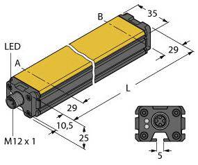 Turck Linearwegsensor LI1750P0-Q25LM0-ELIU5X3-H1151