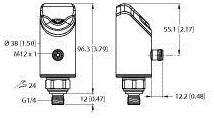 Turck Druckschalter 1 St. PS510-400-04-2UPN8-H1141 0 bar bis 400 bar