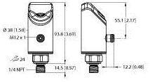 Turck Druckschalter 1 St. PS310-1-03-LI2UPN8-H1141 0 bar bis 1 bar