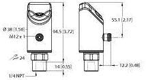 Turck Druckschalter 1 St. PS510-250-02-2UPN8-H1141 0 bar bis 250 bar