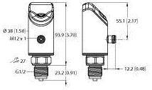 Turck Druckschalter 1 St. PS510-40V-08-LI2UPN8-H1141 -1 bar bis 40 bar
