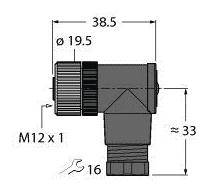 Turck 6904603 Sensor-/Aktor-Steckverbinder, unkonfektioniert 1St.
