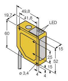Turck Triangulations-Lichttaster Q50AVP 3063886 1St.