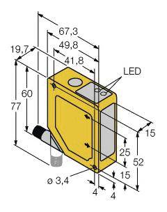 Turck Triangulations-Lichttaster Q50BPQ 3063893 1St.