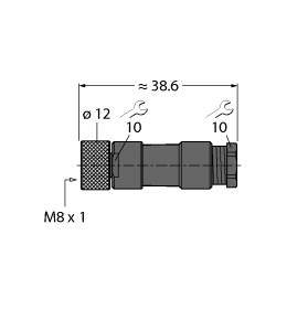 Turck 6904915 Sensor-/Aktor-Steckverbinder, unkonfektioniert 1 St.