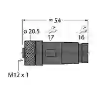 Turck 69049 Sensor-/Aktor-Steckverbinder, unkonfektioniert 1St. Turck 69049 Sensor-/Aktor-Steckverbinder, unkonfektioniert 1St.