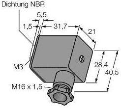 TURCK VC-BC21-0.220-K 8028724 Ventilsteckverbinder Bauform B konfekt. VC-BC21-0.220-K 8028724 Turck Inhalt: 1 St.