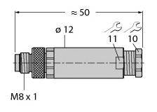 Turck 6901013 Sensor-/Aktor-Steckverbinder, unkonfektioniert 1St.