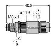 Turck 6905402 Sensor-/Aktor-Steckverbinder, unkonfektioniert 1St.
