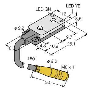 Turck Lichttaster VS2AP5CV15Q 3063075 1St.