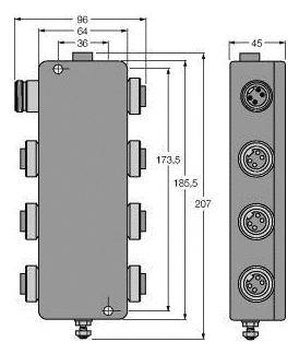 Turck JBBS-48SC-M613/3G 6611414 Verteilerbaustein 1St.