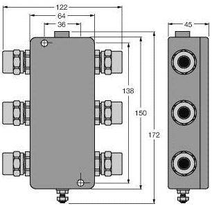 Turck JBBS-48SC-T415B/EX 6611417 Verteilerbaustein 1St.