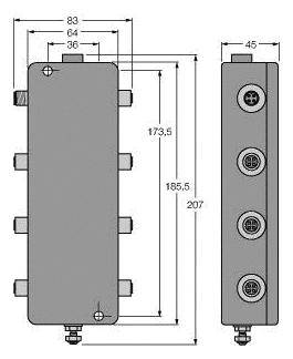 Turck JBBS-49-E613/3G 6611426 Verteilerbaustein 1St.