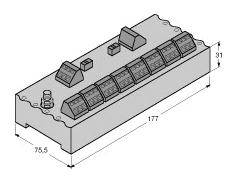 Turck JRBS-40SC-8C/EX 6611453 Verteilerbaustein 1St.
