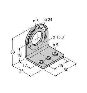 Turck Montagewinkel SMBWLS28RA 1St.
