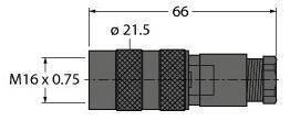 Turck 6934736 Sensor-/Aktor-Steckverbinder, unkonfektioniert 1St.