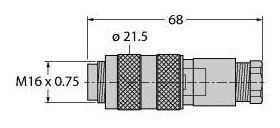 Turck 6934743 Sensor-/Aktor-Steckverbinder, unkonfektioniert 1St.