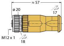 Turck 6936233 Sensor-/Aktor-Steckverbinder, unkonfektioniert 1St.