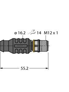 Turck 6934908 Sensor-/Aktor-Steckverbinder, unkonfektioniert Abschlusswiderstand 1St.