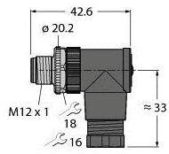 Turck 6936122 Sensor-/Aktor-Steckverbinder, unkonfektioniert 1St.