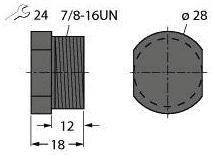Turck 6936051 Sensor-/Aktor-Verschlusskappe 1St.